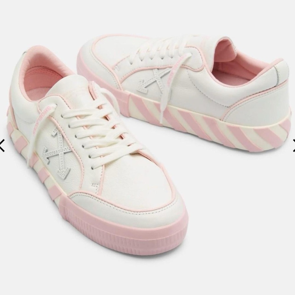 Off-White Pink and White Women's Sneakers